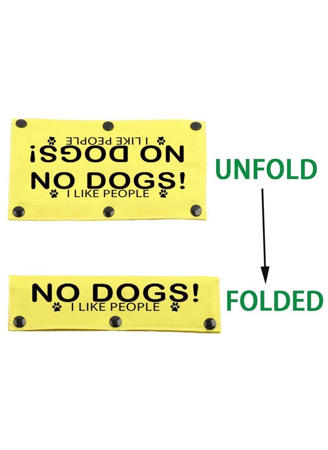 JXGZSO JXGZSO No Dogs I Like People Reactive Dog Leash Wrap Give Me Space Dog Leash Wrap Rescue Dog Lead Cover (I LIKE PEOPLE DLS)  - Image 2