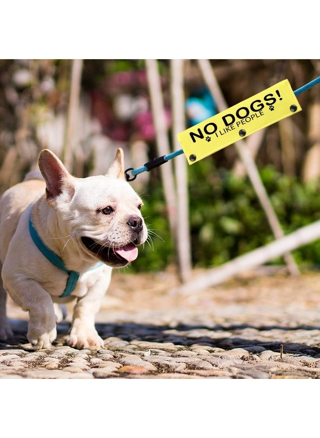 JXGZSO JXGZSO No Dogs I Like People Reactive Dog Leash Wrap Give Me Space Dog Leash Wrap Rescue Dog Lead Cover (I LIKE PEOPLE DLS)  - Image 3