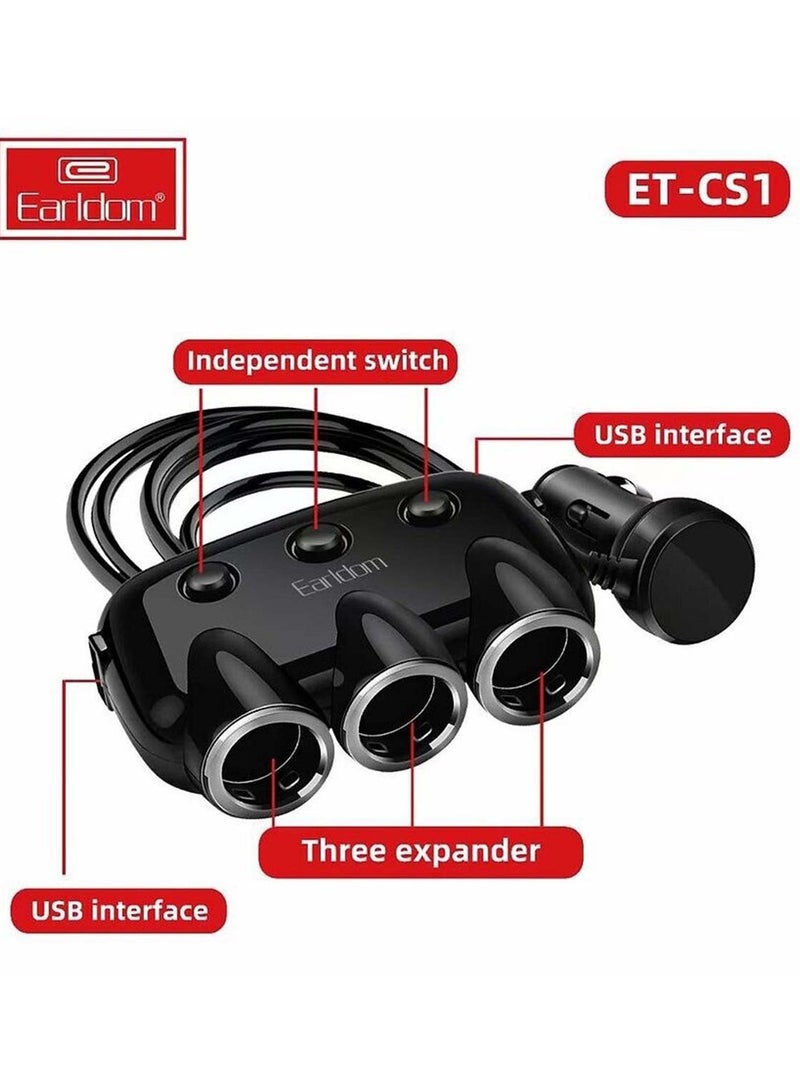 Earlodom Earldom Car Socket Charger/Splitter ES-CS1 - Image 3