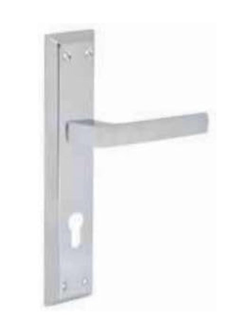 ROBUSTLINE Robustline Lever Door Handle with lockbody| Premium Quality | Chrome - BY0287 
