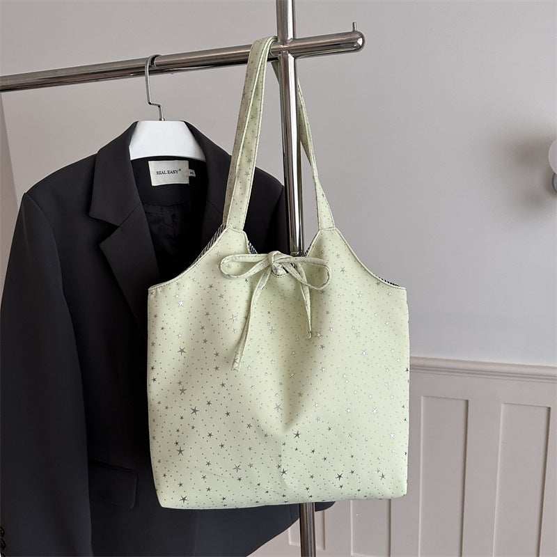 Korean Style Star Tote Bag - Image 3