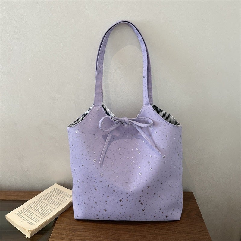 Korean Style Star Tote Bag - Image 4