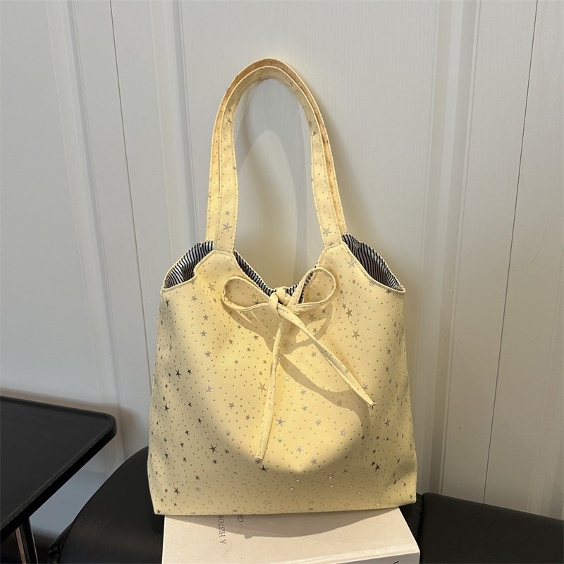 Korean Style Star Tote Bag - Image 1