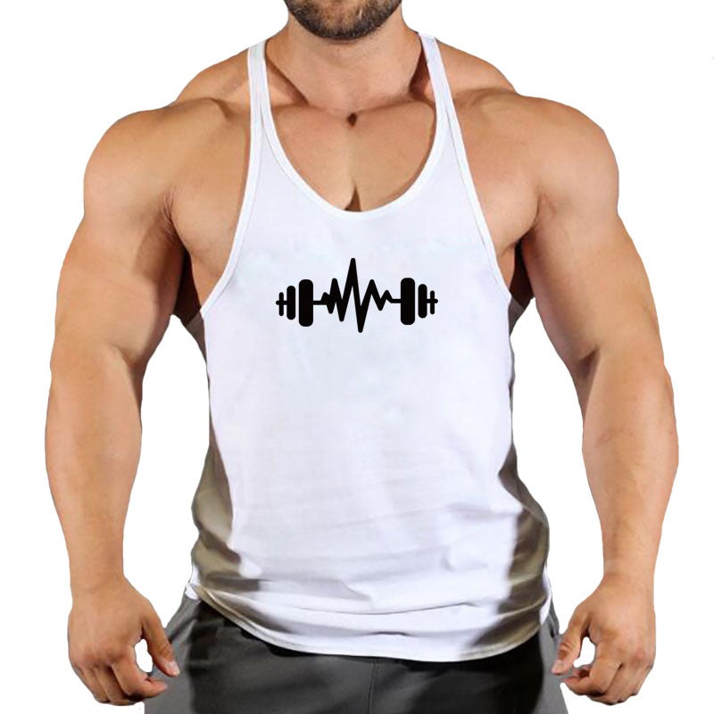 Mens Summer Quick-Dry Tank Top Sleeveless Running Vest grey black