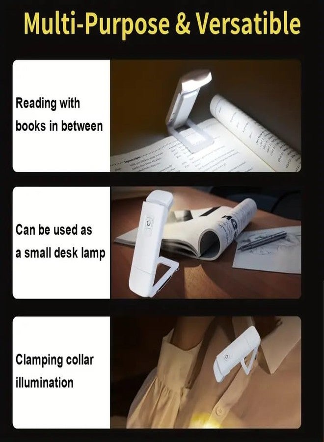MOCA USB Rechargeable Book Light for Reading in Bed, Clip-on LED Bookmark Lamp with Memory Function, Reading Light with Timer, 3 Colours & 4 Brightness Levels, Book Lamp for Book Lovers, Kids (Cyan) - Image 5