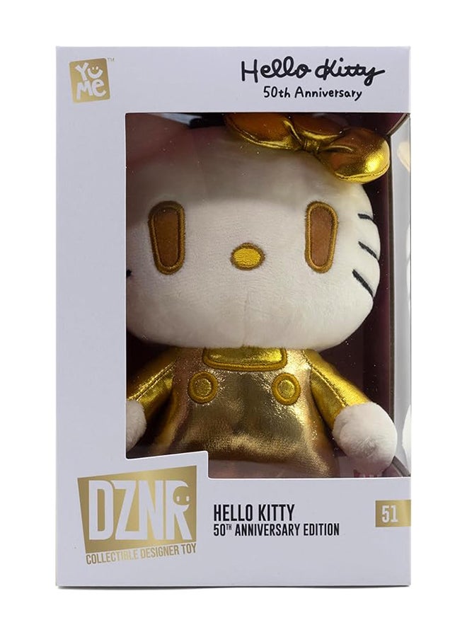 YuMe تمثال محشو سانريو DZNR هالو كيتي إصدار ذهبي 18 سم - Image 1