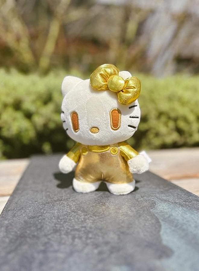 YuMe تمثال محشو سانريو DZNR هالو كيتي إصدار ذهبي 18 سم - Image 4