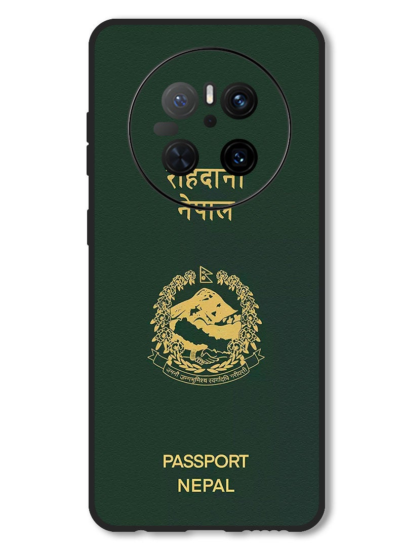 Theodor Case Compatible with Huawei Mate 70 Protection Shockproof Bumper Cover Nepal Passport - Image 1