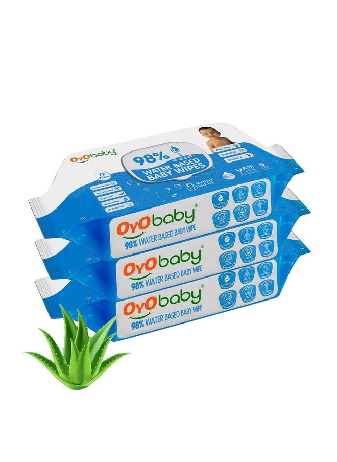 Soft Wet Wipes Enriched With Aloe Vera, Cleansing Baby Wet Wipes With Lid, Pack Of 3 - pzsku/Z82137CD2B51A19374AA2Z/45/_/1733729725/2716d2ba-db74-4060-bc6f-fcf4574287dd