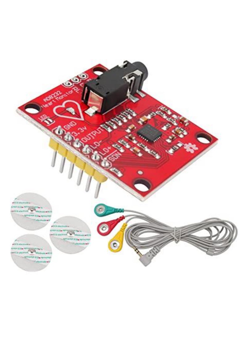 Arduino AD8232 ECG Sensor Module – Heart Rate Monitoring for Arduino 