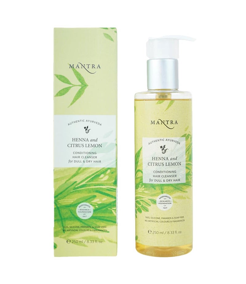 Mantra Herbal Henna and Citrus Lemon Conditioning Hair Cleanser For Dull Dry Hair 250 ml - Image 1