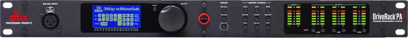 dbx DriveRack PA2 Two-Input, Six-Output Complete Loudspeaker Management Processor with LCD Display & USB Connector, Black, 3.80 x 11.00 x 22.00 inches - Image 2