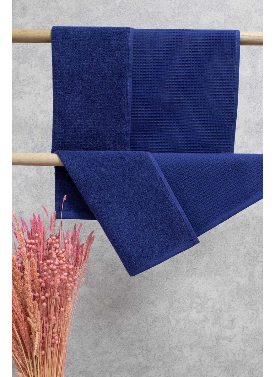 class 100% Cotton Inside Terry Outside Pique 50 x 90 Towel Honeycomb  - Image 2
