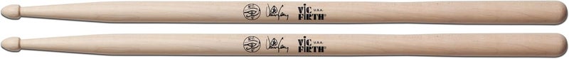 Vic Firth عصي الطبول من سلسلة فيك فيرث التوقيعية - داني كاري - خشب هكوري أمريكي - طرف خشبي - Image 1