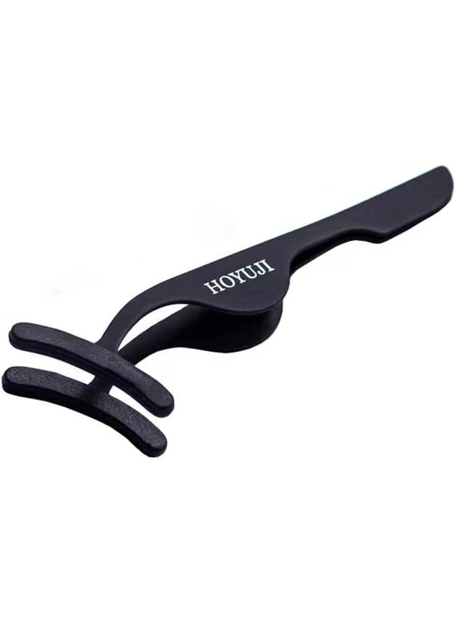 HOYUJI False Eyelash Curler Eyelash Extender Silicone Cover Tweezer Eyebrow Eyelash Tweezer Remove Magnetic Eyelash - Adjust and Repair Eyelashes (Black) 