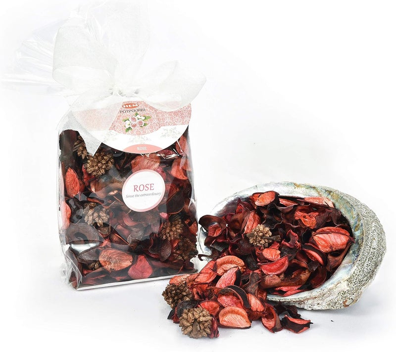 HEM Rose Fragrance Potpourri for Home Freshness & Classy, Elegant Fragrance | Floral Fragrance | Re-Energise, Mood Uplift Effortlessly - Image 1