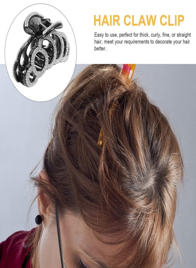 Lurrose Rhinestone Claw Hair Clips - Crystal Hair Claws, Large Hair Clips for Thick Hair - Image 5