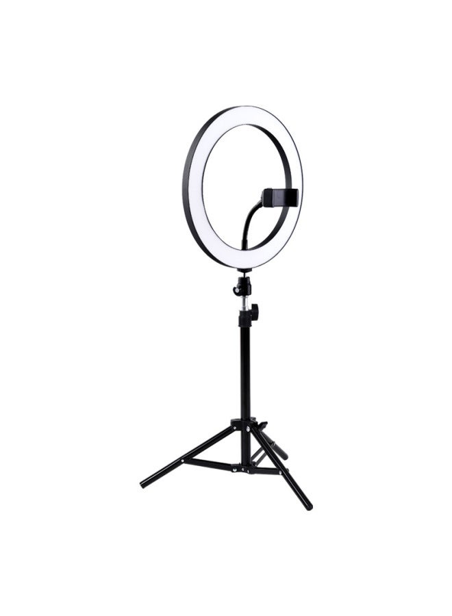 الإنترنت الأحمر لايف لايت الهاتف المحمول قوس LED حلقة الضوء مرساة الموقت الذاتي هزة لهجة ضوء ضوء التصوير ترايبود اللون: 26 سم ملء الضوء + مشبك الهاتف المحمول الداخلي