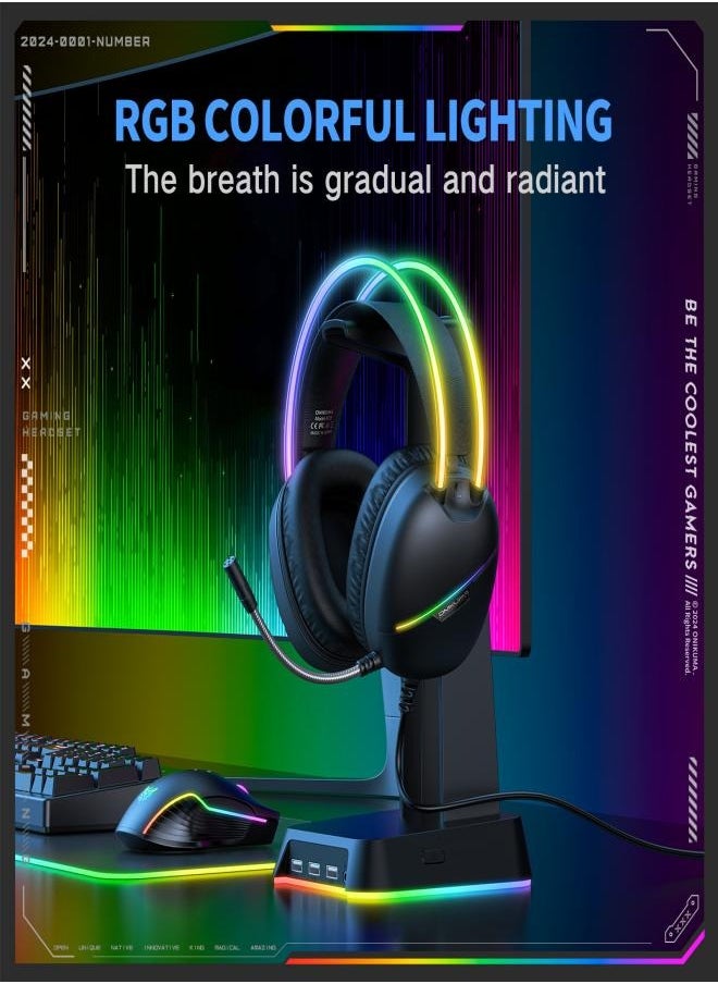 onikuma - ONIKUMA X33 Headset Gaming Wired USB typec Mobile Gaming Headset - Image 1
