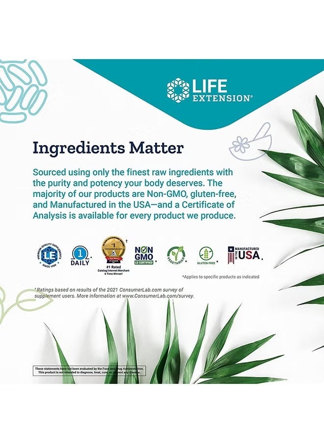 Life Extension Optimized Ashwagandha,60Veg Caps (Pack of 2) - Non-GMO, Gluten Free, Vegetarian Capsules - Image 5