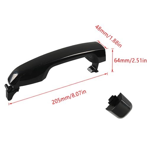 MACHSWON Exterior Door Handle Front Passenger Side, Outside Door Handle Replacement 69211-60090, 2010-17 Compatible with Toyota Prado, Front Right - Image 4