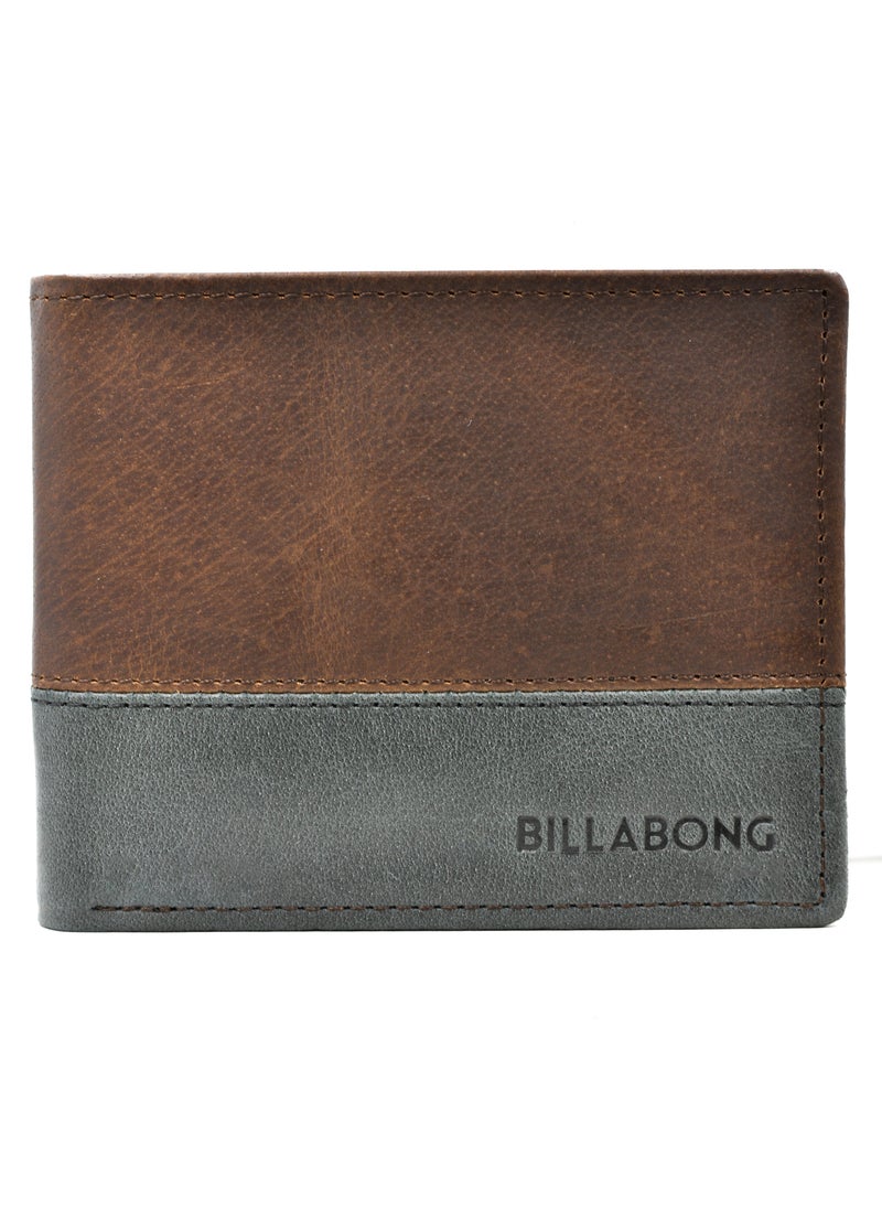 Billabong - Billabong Mens Genuine Leather Brown Wallet - Image 1