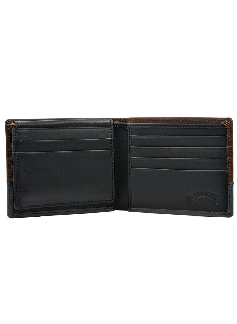 Billabong - Billabong Mens Genuine Leather Brown Wallet - Image 1