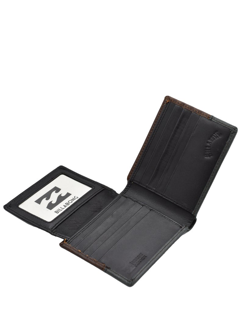 Billabong - Billabong Mens Genuine Leather Brown Wallet - Image 1