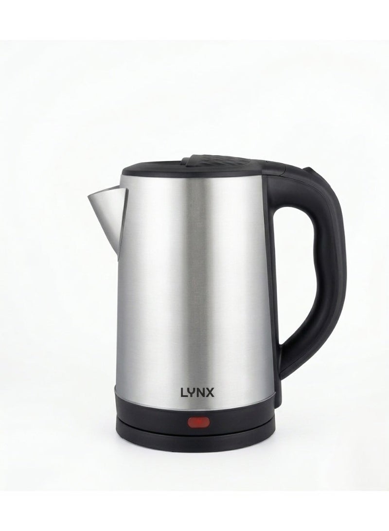 Lynx KT-103 Electric Kettle 2.5L Stainless Steel 1500W Fast Boiling Cordless Kettle with Auto Shut Off & Boil Dry Protection Concealed Heating Element Easy Clean Water Level Indicator - Image 1