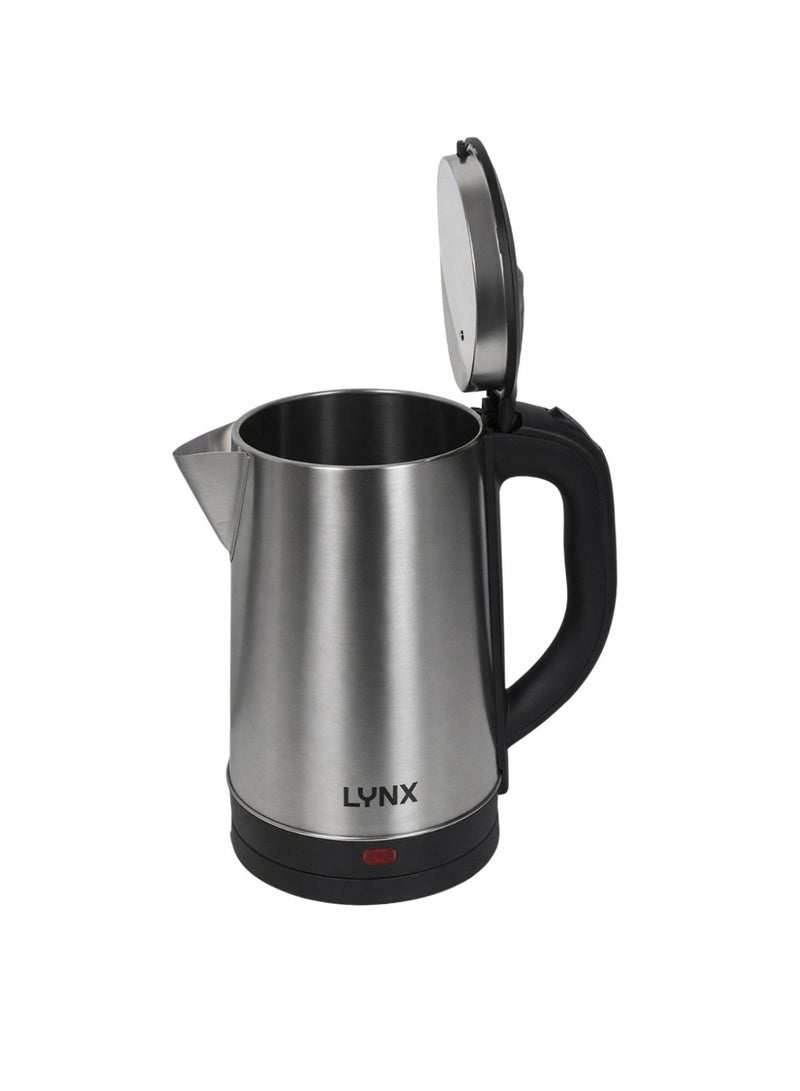 Lynx KT-103 Electric Kettle 2.5L Stainless Steel 1500W Fast Boiling Cordless Kettle with Auto Shut Off & Boil Dry Protection Concealed Heating Element Easy Clean Water Level Indicator - Image 2