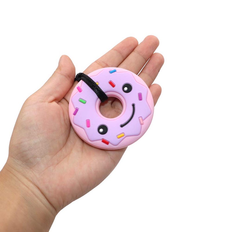 MaberryTech Direct Maberry Sensory Chew Necklace for Kids Adults, Silicone Donut Chew Toys for Autism Anxiety ADHD SPD or Special Needs, Stress Relief - Image 5
