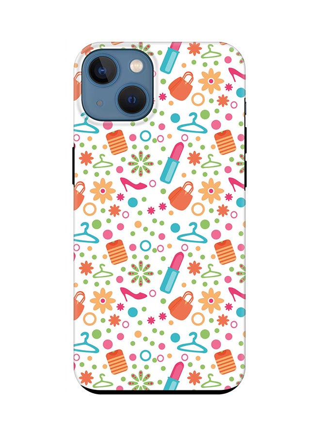 Tough Pro Series Case for Apple iPhone 14 Plus Case Dual Layer hybrid PC & TPU Customized Mobile Cover Shield with inner TPU protection Matte Finish - Summer Dressin