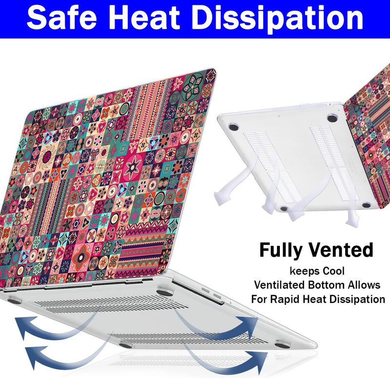 Gioia Bazaar Compatible with MacBook Air 15 inch Case Cover 2023 Release A2941 M2 Chip, Protective Plastic Hard Shell Case Cover (Graphic19) - Image 5