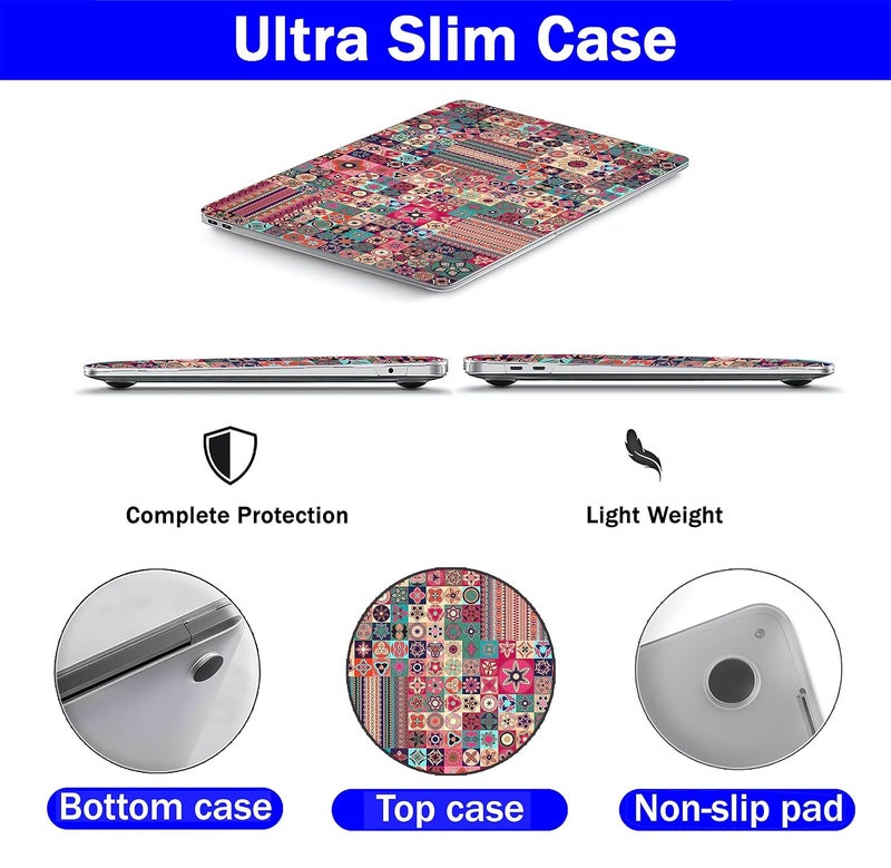 Gioia Bazaar Compatible with MacBook Air 15 inch Case Cover 2023 Release A2941 M2 Chip, Protective Plastic Hard Shell Case Cover (Graphic19) - Image 3