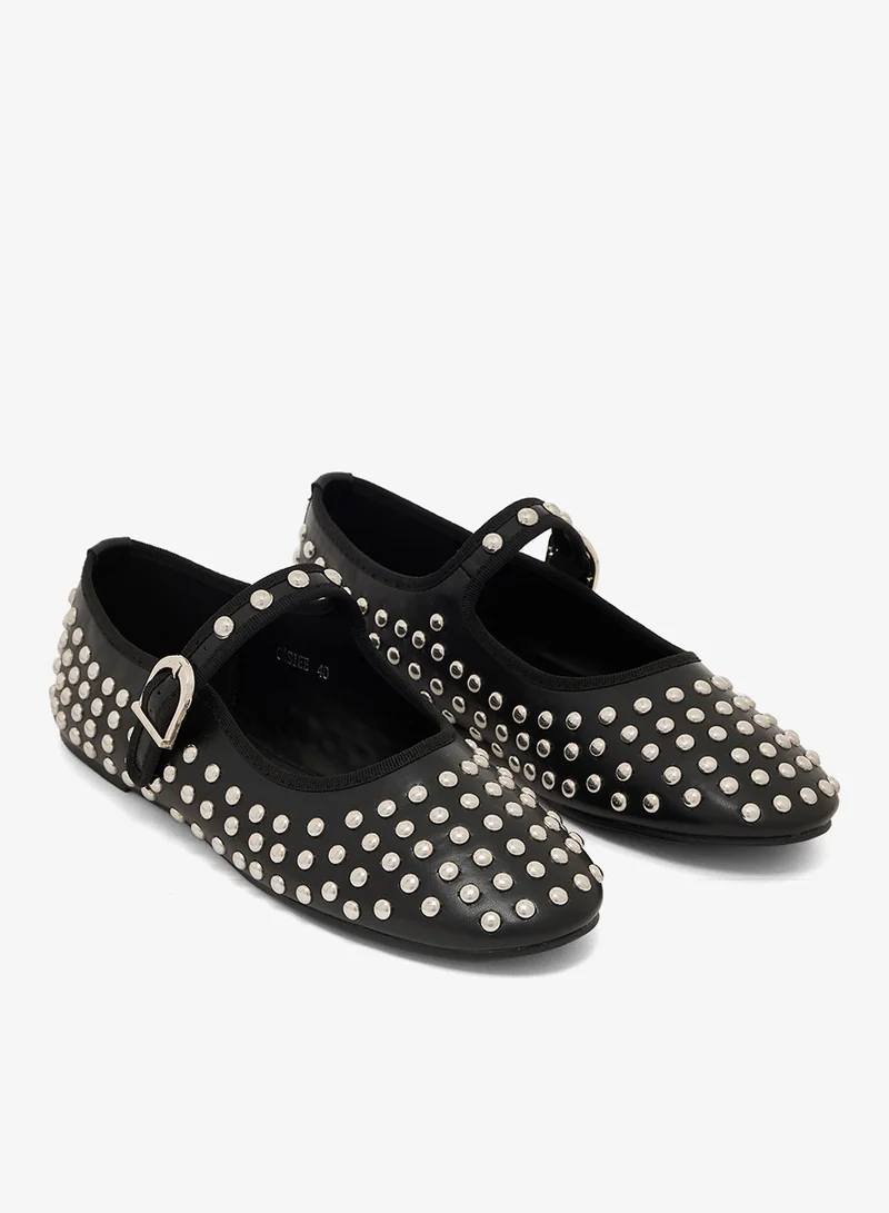 RAID  Casiee Studded Ballerinas for Women | Best Price UAE