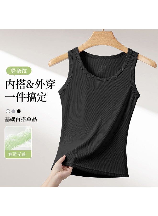 Fenton women's Round Neck Wide Strap Camisole - Versatile Layering Piece With Side Coverage - Image 2