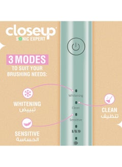 Closeup Sonic Expert Black Rechargeable Toothbrush  - Image 5