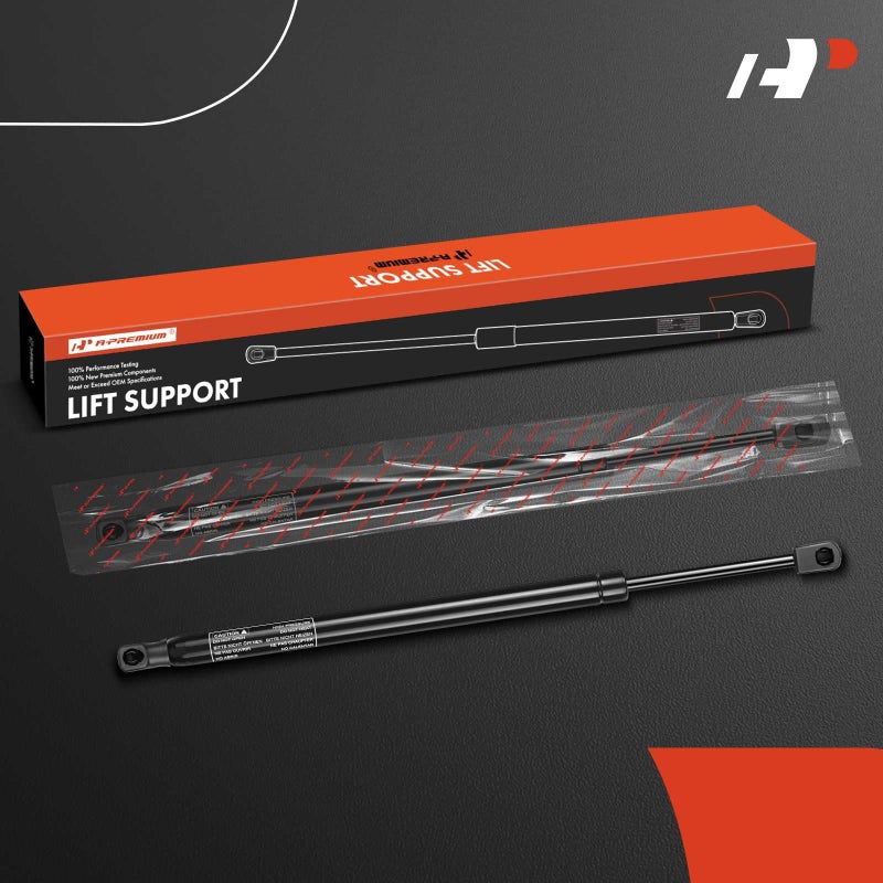 A-Premium Front Hood Lift Supports Shock Struts Compatible with Select BMW Models - E70 Series X5 2007-2013, E71/E72 Series X6 2008-2014, Sport Utility - Replace# 51237148346(2PC Set) - Image 2