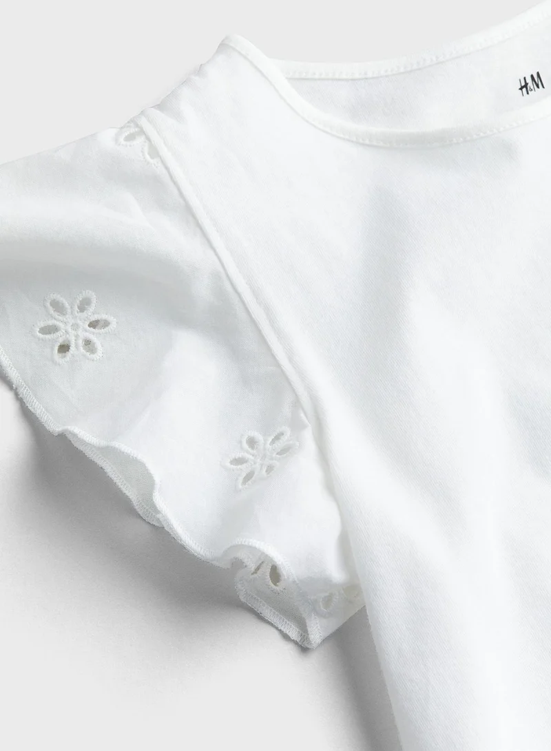 اتش اند ام Kids Frill Sleeve Top