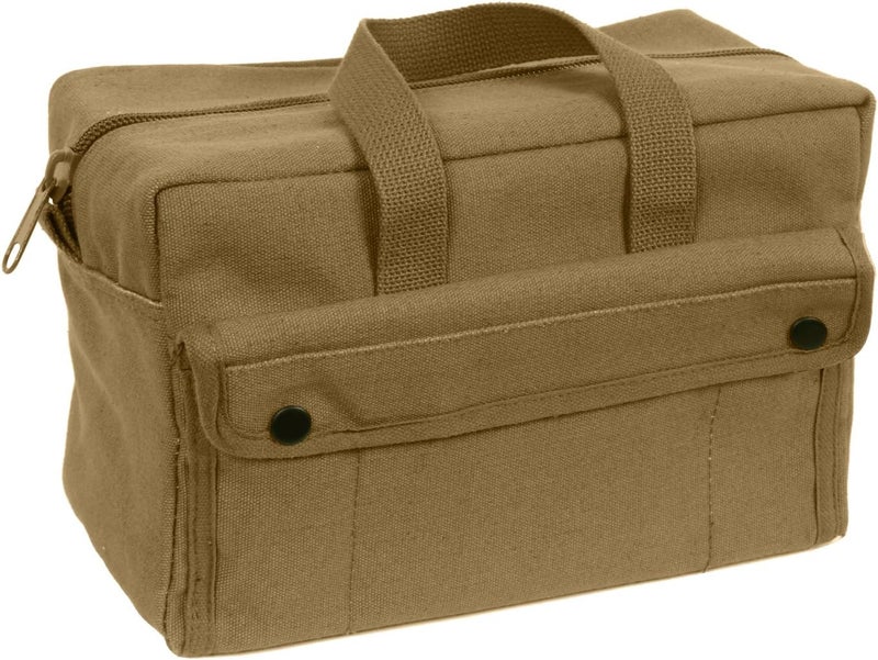 ROTHCO Coyote Brown Mechanics Tool Bag with Multiple Pockets - Image 1