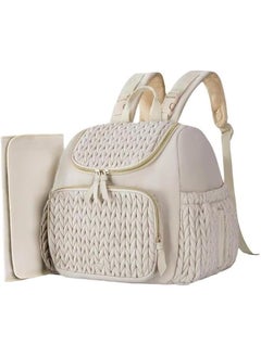 HOOKOR Diaper Backpack, Small Diaper Bag, Stylish Baby Travel Backpacks with Changing Pad, Insulated Pockets, Stroller Straps.  - Image 1