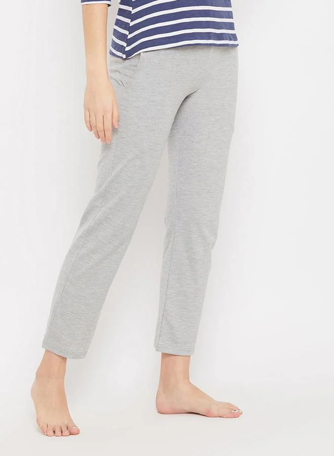 Clovia Clovia Solid Straight Pyjama with Elastic Waistband