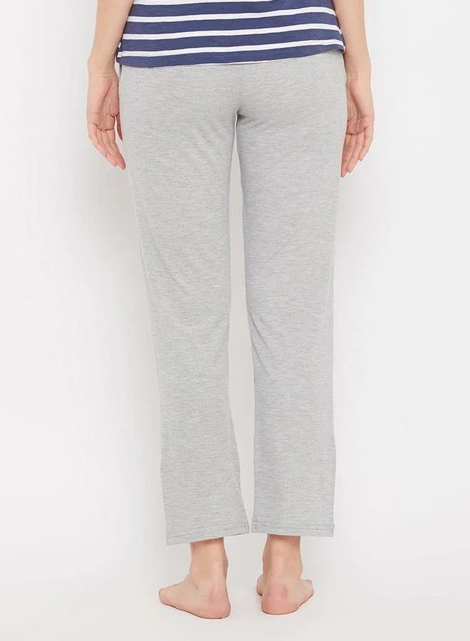 Clovia Clovia Solid Straight Pyjama with Elastic Waistband