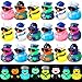 Rotatingpals 48 Pcs Christmas Cruise Ducks Light up Rubber Ducks Glow in The Dark Cruise Ship Hiding Accessories 24 Nautical Sailing Rubber Decor for New Years Eve Christmas Party Favor Birthday - Image 2