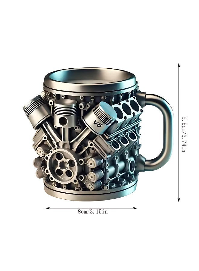 Fighter Gifts V6 ENGINE MUG ART DESIGN - Image 2