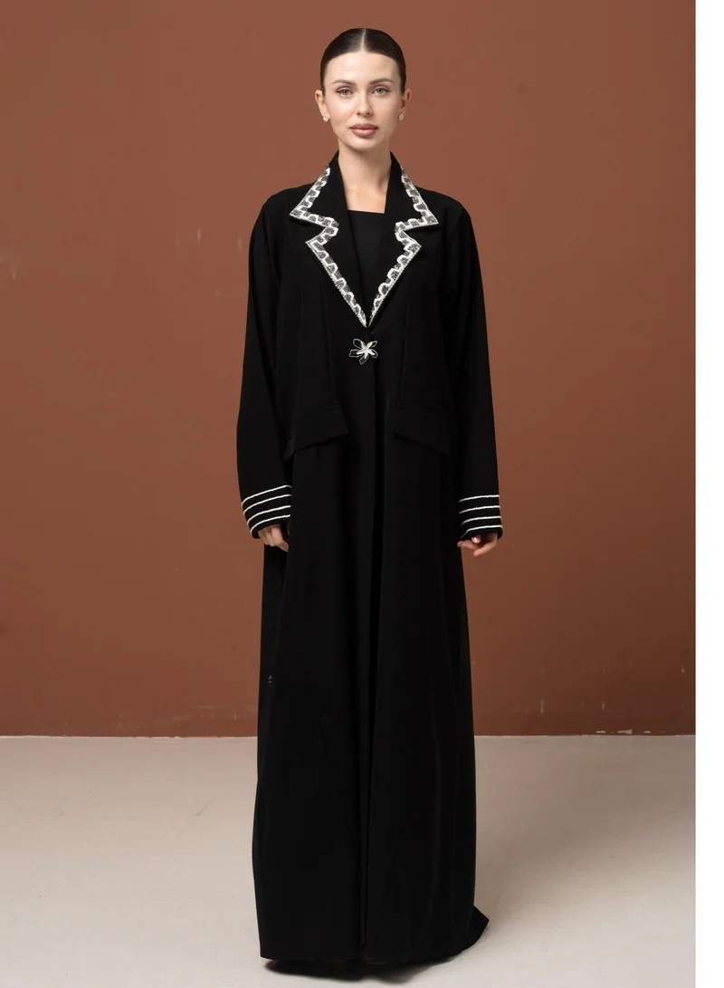 Meem By Mariyah  Front open abaya with sheila for Women | Best Price UAE