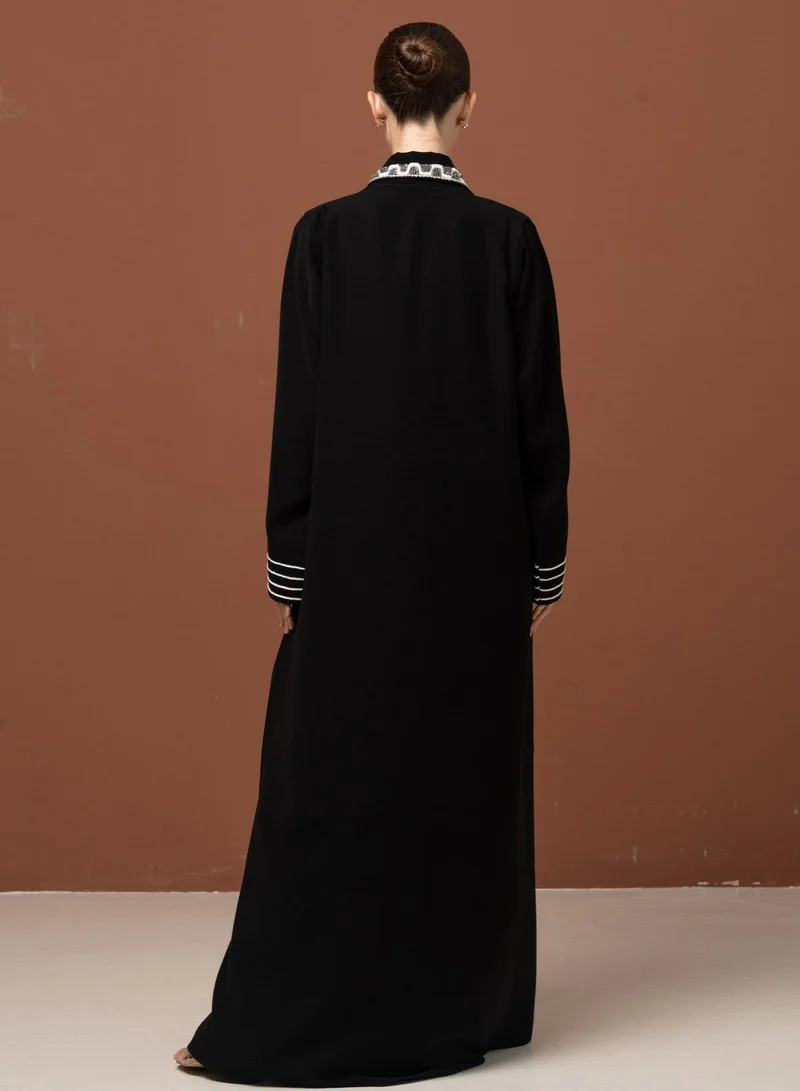 Meem By Mariyah  Front open abaya with sheila for Women | Best Price UAE
