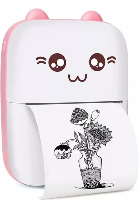 Small Bluetooth thermal printer without ink
