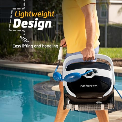 Dolphin (2025 Model) Explorer E25 Wi-Fi Robotic Pool Vacuum Cleaner Pools up to 50 FT - Waterline Scrubber Brush - Image 5