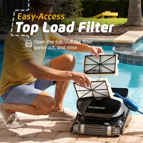 Dolphin (2025 Model) Explorer E25 Wi-Fi Robotic Pool Vacuum Cleaner Pools up to 50 FT - Waterline Scrubber Brush - Image 4